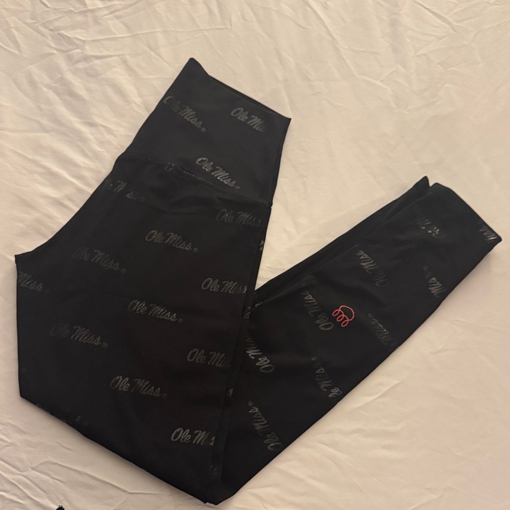 Black Ole Miss Leggings